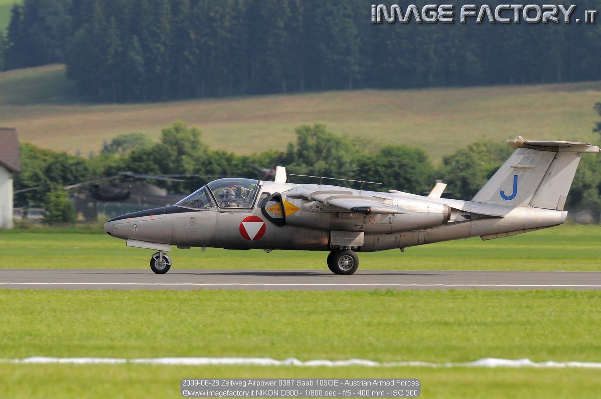 2009-06-26 Zeltweg Airpower 0387 Saab 105OE - Austrian Armed Forces